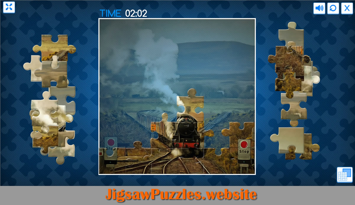Free Online Jigsaw Puzzles - Steam Train